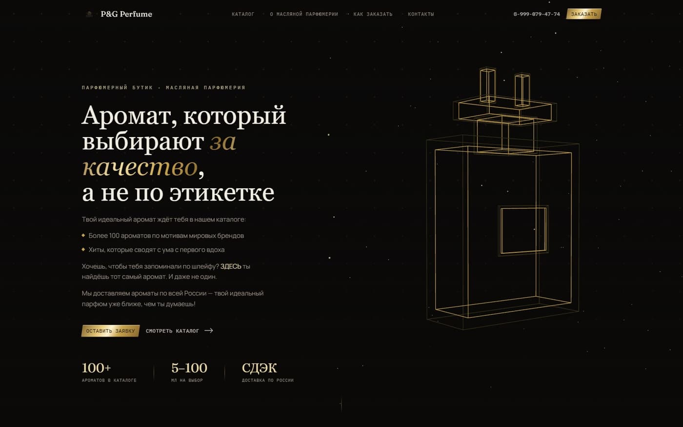 Сайт P&G Perfume